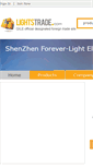 Mobile Screenshot of forever-lights.lightstrade.com