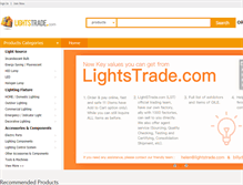 Tablet Screenshot of lightstrade.com