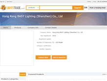 Tablet Screenshot of bastlighting.lightstrade.com