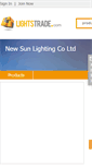 Mobile Screenshot of new-sun.lightstrade.com