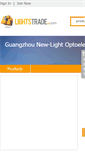 Mobile Screenshot of new-light.lightstrade.com